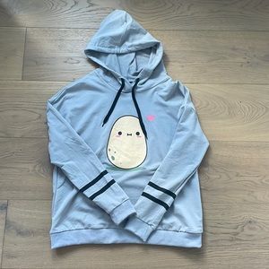 Hoodie with Potato Graphic